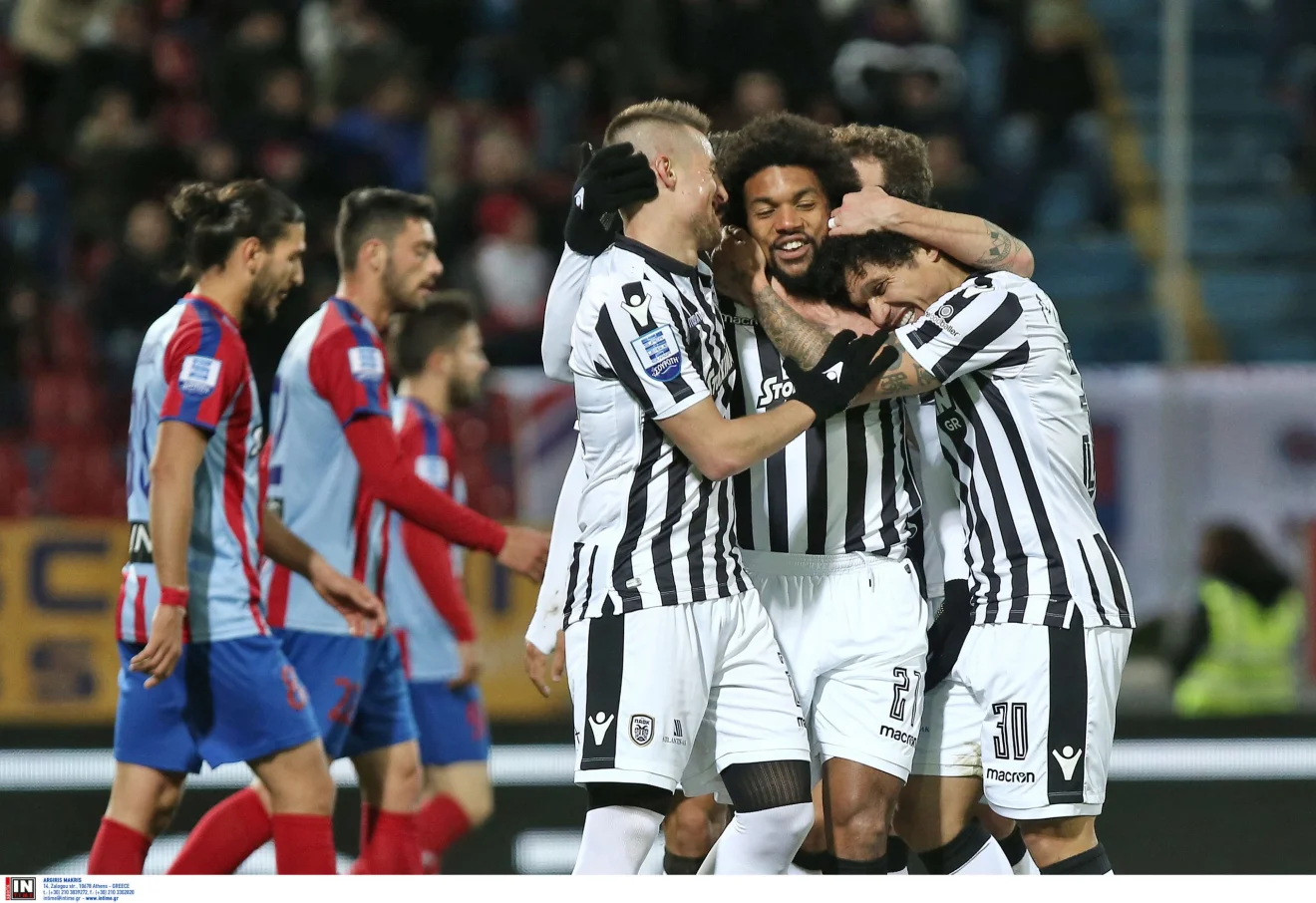 Επιβλητικός ο ΠΑΟΚ στην Νεα Σμύρνη, νίκησε 3-1 τον Πανιώνιο