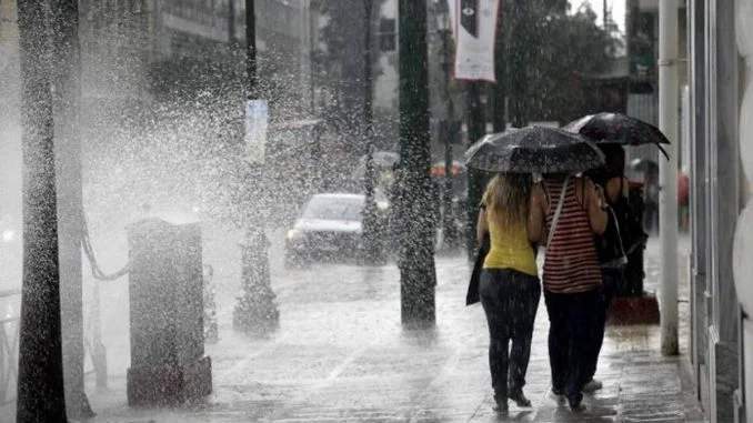 Σε ισχύ έκτακτο δελτίο επιδείνωσης του καιρού – Έρχονται βροχές και καταιγίδες