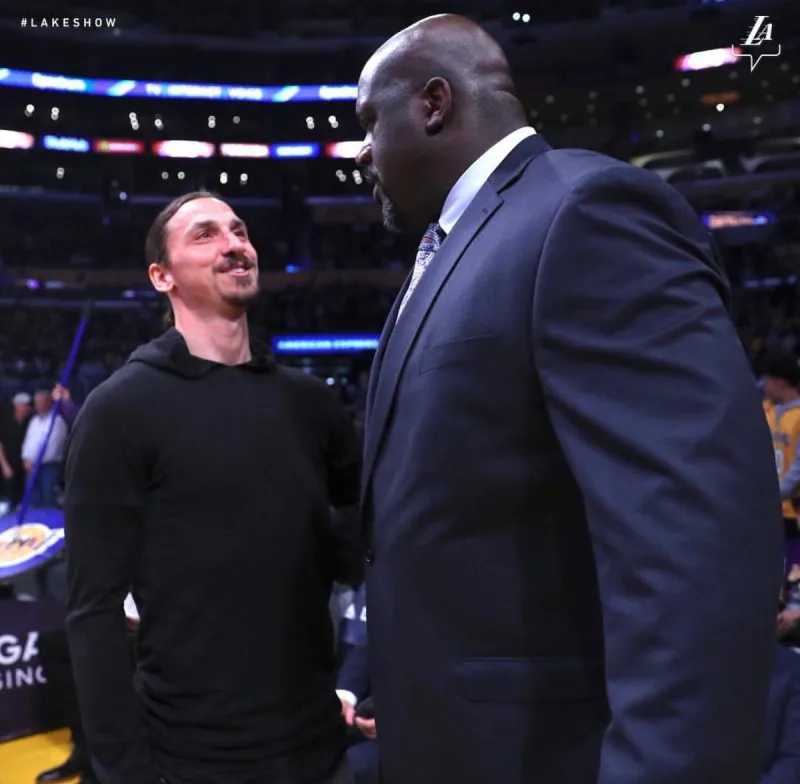 Συνάντηση... γιγάντων με Ζλάταν και Shaq (pics)