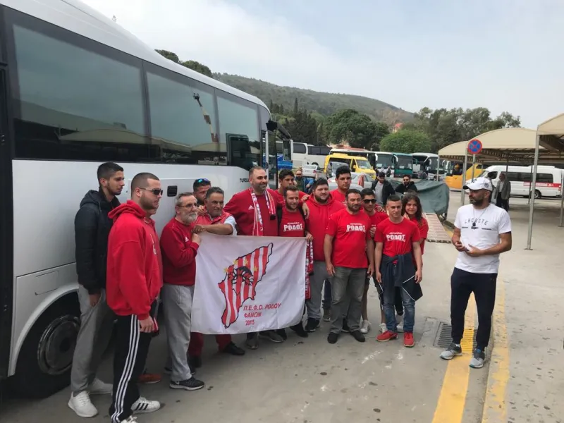 «Ερυθρόλευκη» υποδοχή στη Ρόδο