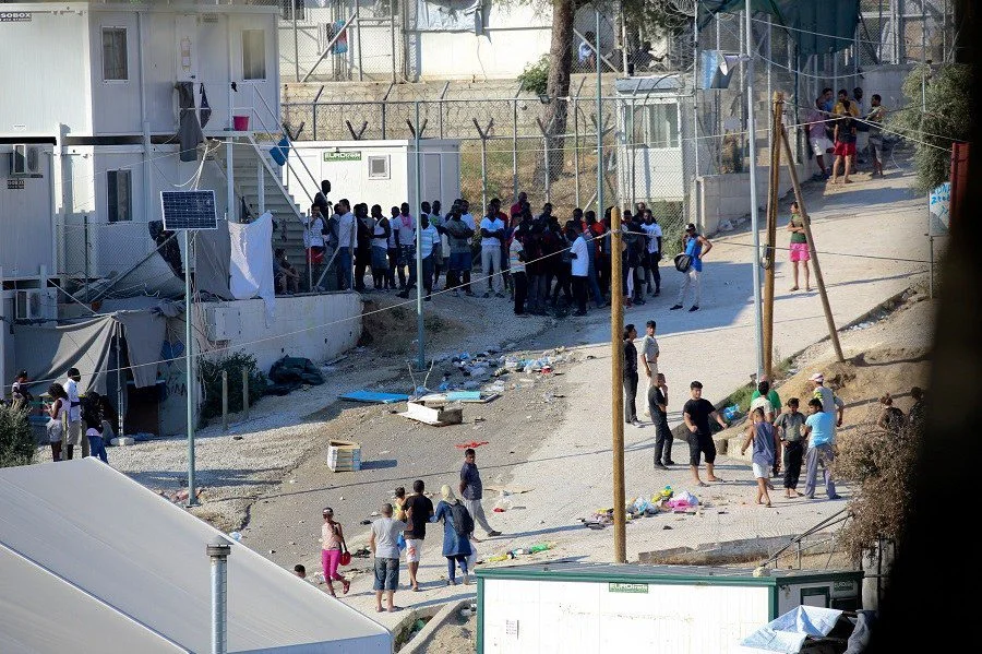 Επεισόδια στο κέντρο προσφύγων στη Μόρια