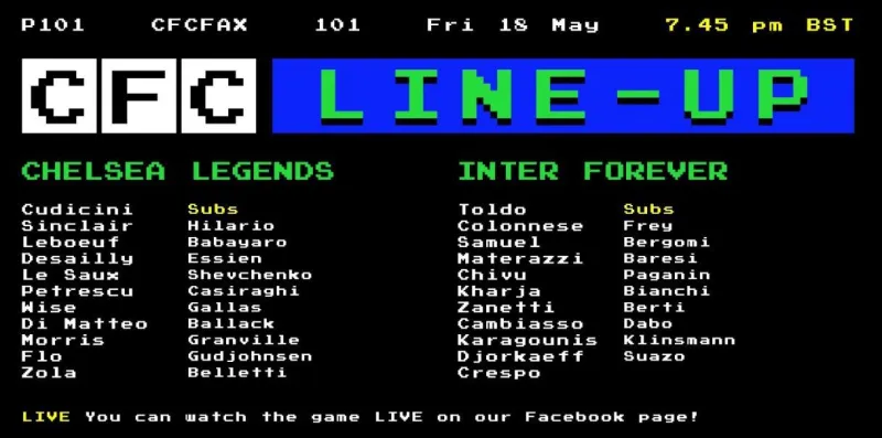 Τσέλσι-Ίντερ με Καραγκούνη και... teletext (vids+pics)