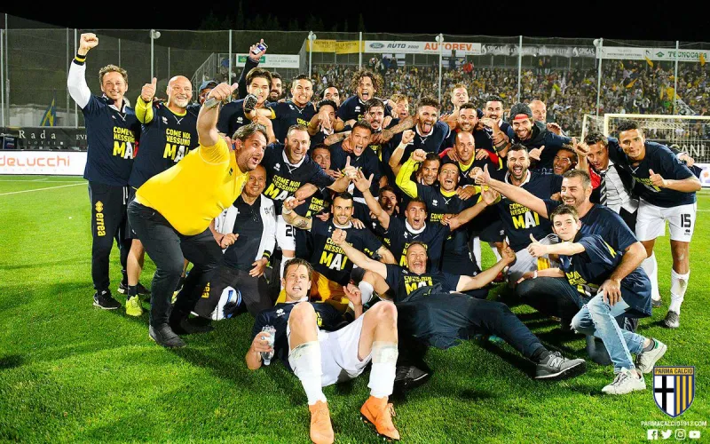 Η Πάρμα «κάηκε», για την άνοδο στη Serie A  (vds)