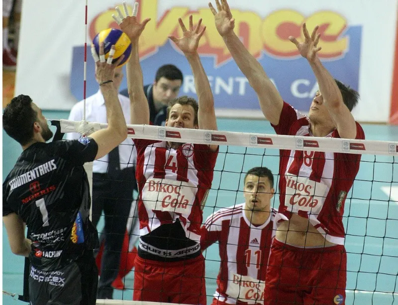 Στο CEV Cup ο Ολυμπιακός , στο Champions League ο ΠΑΟΚ