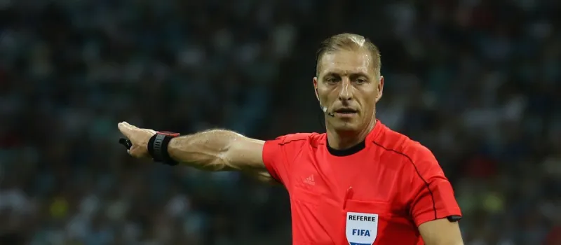 Ο Νέστορ Πιτάνα στην πρεμιέρα του Παγκοσμίου Κυπέλλου