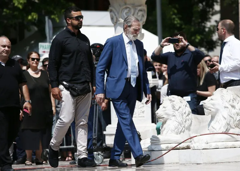 Ο Γιώργος Βαρδινογιάννης στη Μητρόπολη
