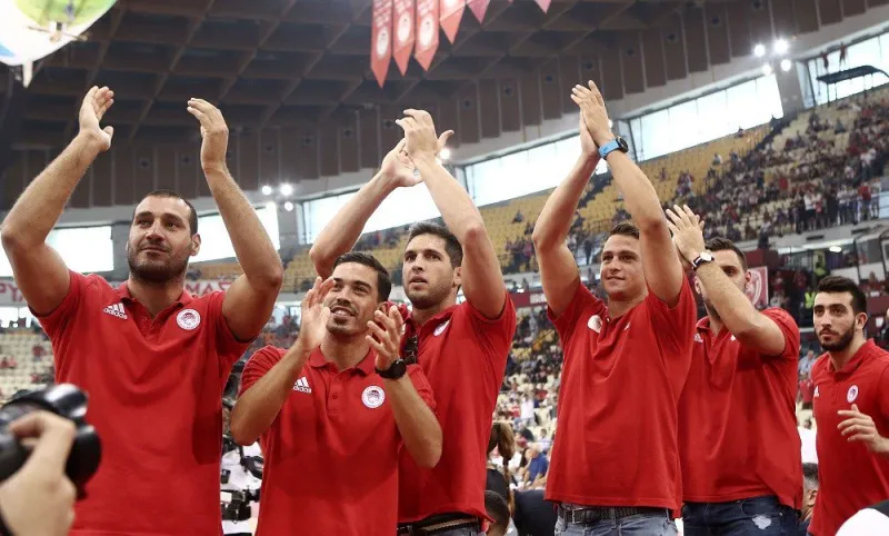 Στο ΣΕΦ η ομάδα πόλο του Ολυμπιακού (pics)