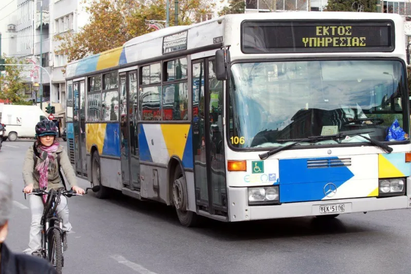 Χωρίς λεωφορεία η Αθήνα για έξι ώρες...