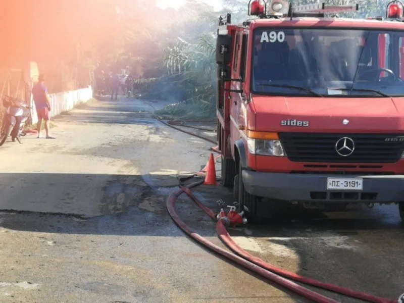 Φωτιά στα Χανιά, κινδύνευσαν σπίτια (vid)