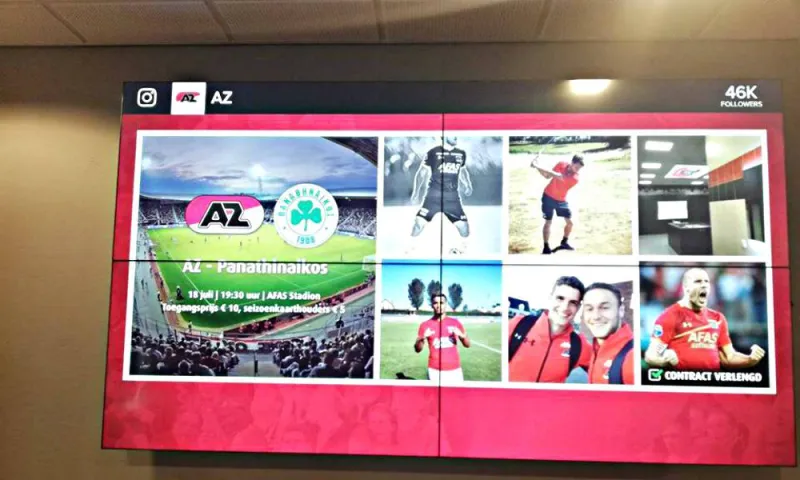 Η είσοδος του Παναθηναϊκού στο AFAS Stadium (vids)