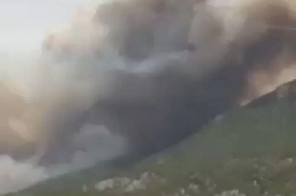 Μεγάλη πυρκαγιά στην Κινέτα [vid]