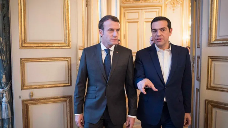 Το μήνυμα στήριξης του Μακρόν στα ελληνικά (pic)