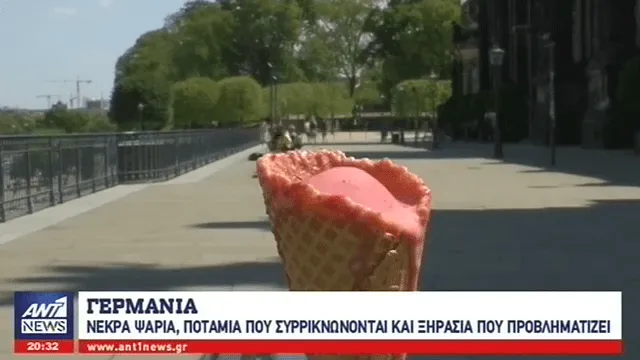 Πεθαίνουν τα ψάρια στη Γερμανία από τη ζέστη (video)