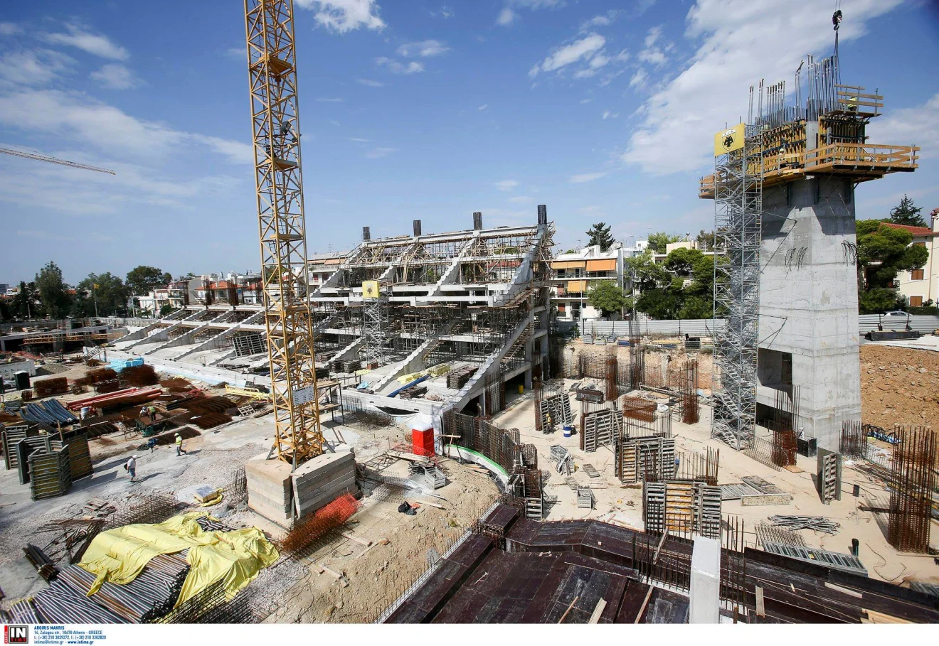 Ο «Τίγρης» στην Νέα Φιλαδέλφεια - «Ψηλώνει» η Αγιά Σοφιά (pics)