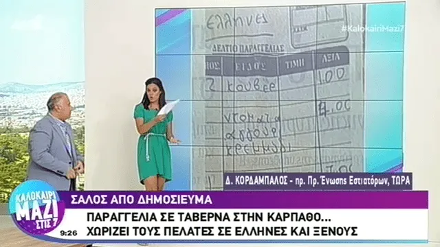 Κάρπαθος: Διαχωρίζουν τους πελάτες σε Έλληνες και ξένους στις παραγγελίες