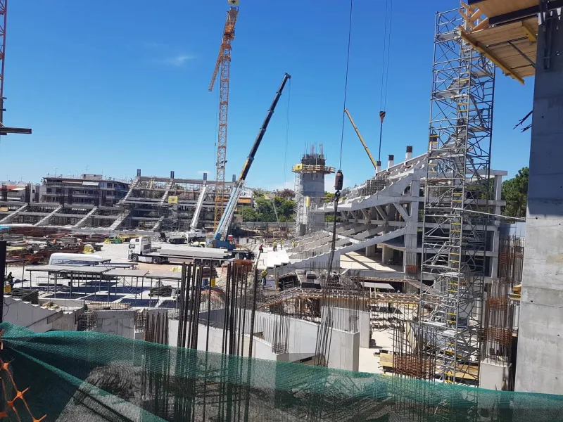 Οι πρώτες κερκίδες στην "Αγιά Σοφιά" (pics)