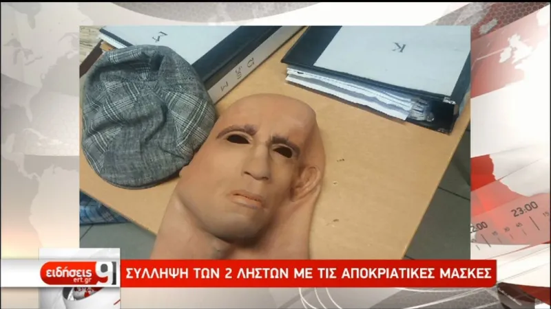 Συλλήψεις των ληστών με τις αποκριάτικες μάσκες