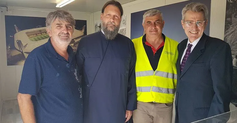 Στα έργα για την «Αγιά Σοφιά» ο Πρέσβης των ΗΠΑ (pics)