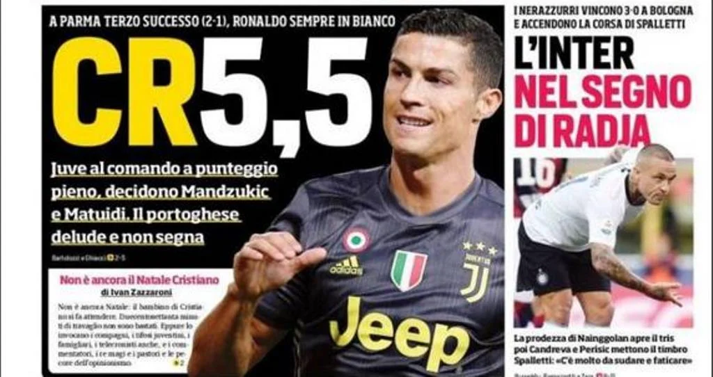 Από CR7, οι Ιταλοί έκαναν τον Ρονάλντο... CR5,5