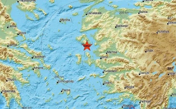 Σεισμική δόνηση στη Μυτιλήνη