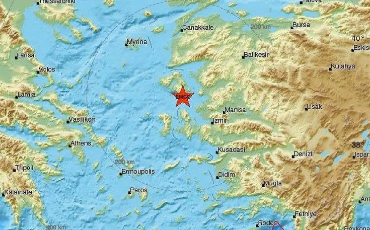 Σεισμική δόνηση στη Μυτιλήνη