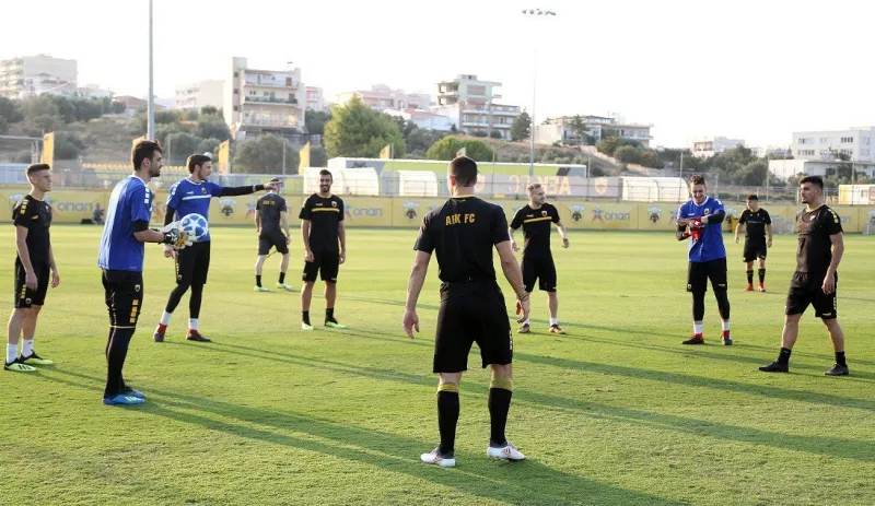 Τούρκοι στην προπόνηση της ΑΕΚ (pics)