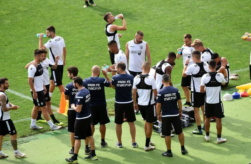 Προπόνηση και... αγωνία στον ΠΑΟΚ