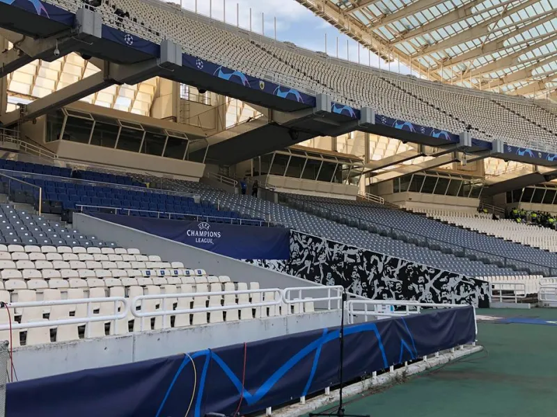 ΑΕΚ - Μπενφίκα: Το "πέπλο" του Champions League στο ΟΑΚΑ