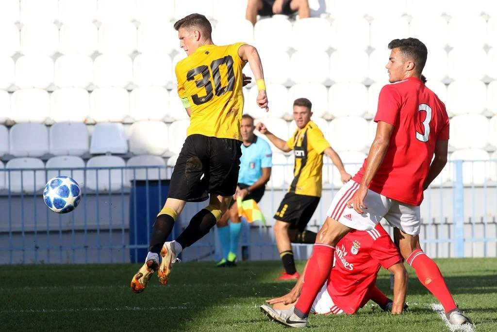 Νέα ήττα της Κ19 της ΑΕΚ με 3-1 από την Μπενφίκα