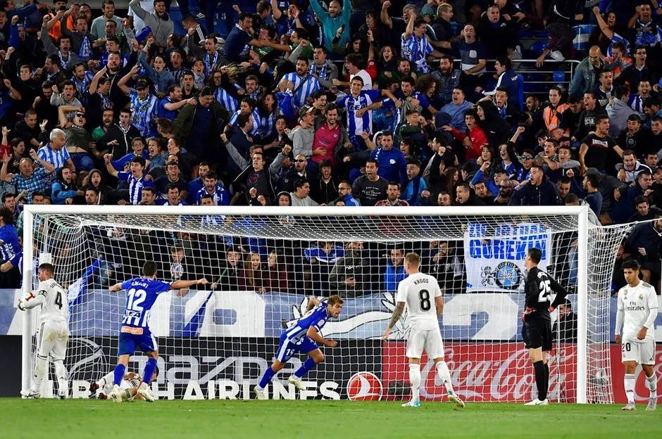 Η Ρεάλ ηττήθηκε στο 90'+5' από την Αλαβές (vid)