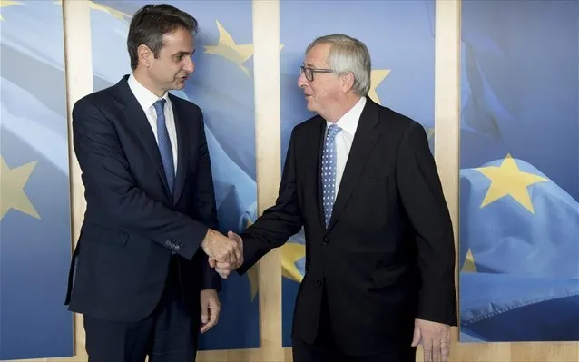 Στις 17 Οκτωβρίου η συνάντηση Μητσοτάκη - Γιούνκερ