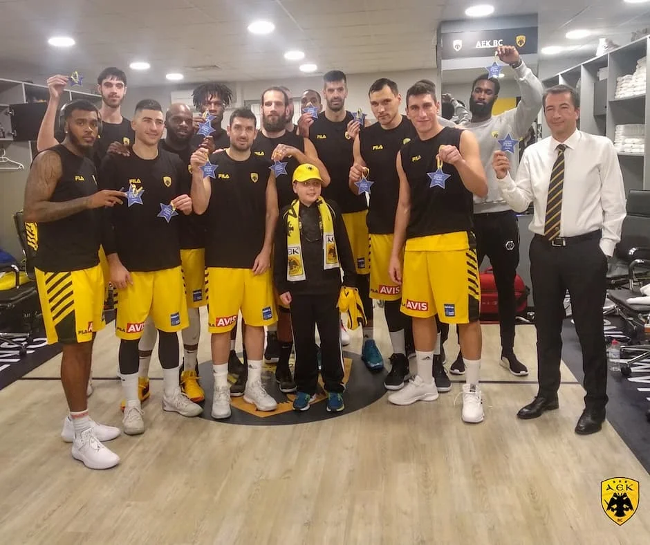 Η ΑΕΚ έκανε την ευχή ενός πιτσιρικά πραγματικότητα (pic)