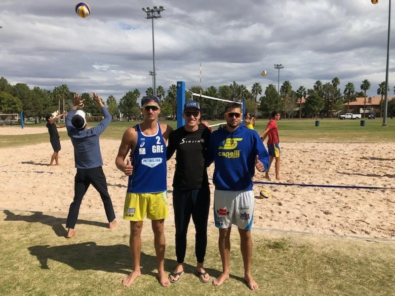 Στο τουρνουά της FIVB στο Λας Βέγκας τα αδέλφια Μανδηλάρη