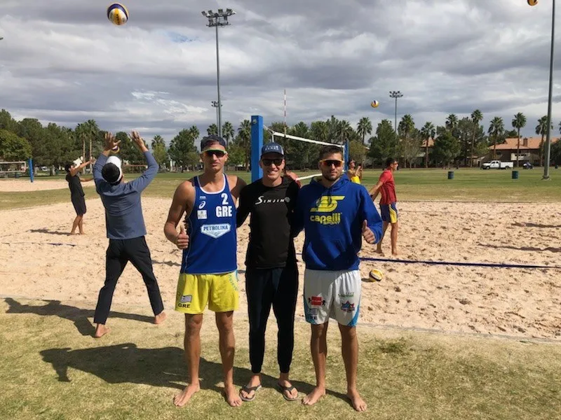 Στο τουρνουά της FIVB στο Λας Βέγκας τα αδέλφια Μανδηλάρη