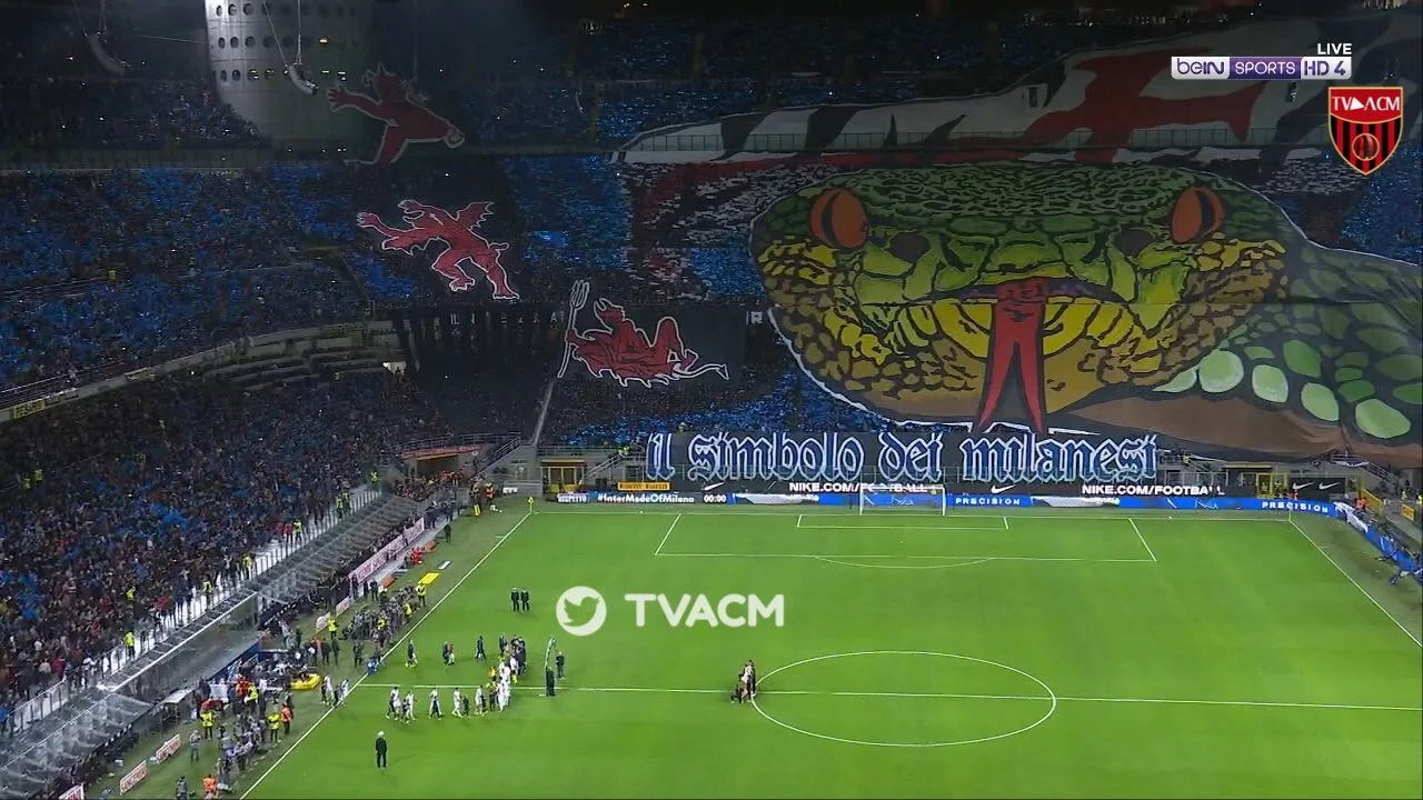 Το εντυπωσιακό κορεό των οπαδών της Ίντερ (vid)