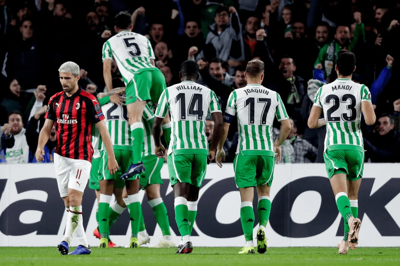 Europa League: Η Μπέτις στην κορυφή, 1-1 με τη Μίλαν