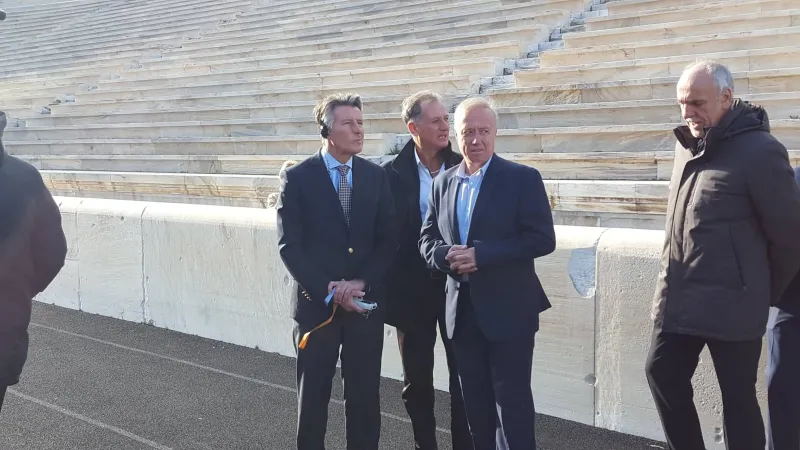 Στο Καλλιμάρμαρο ο Πρόεδρος της Παγκόσμιας ομοσπονδίας στίβου (vid)