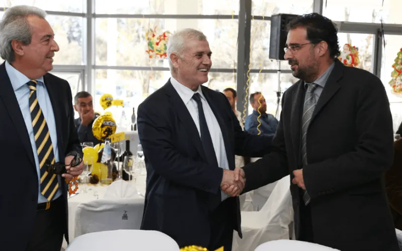 Επιθεώρηση Μελισσανίδη- Αλεξίου στο κτίριο της Ερασιτεχνικής