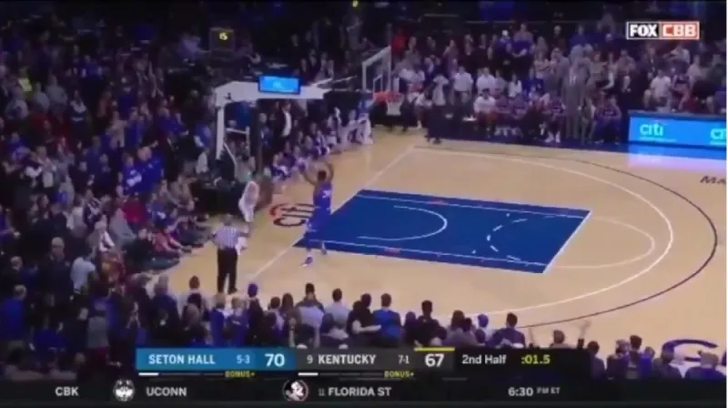 NCAA: Απίθανο διπλό buzzer beater για Κεντάκι και Σίτον Χολ (vid)