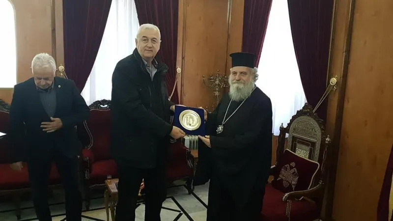 ΑΕΚ : Επίσκεψη στο Πατριαρχείο Ιεροσολύμων
