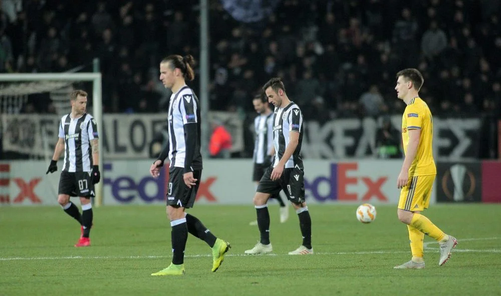 ΠΑΟΚ-ΜΠΑΤΕ 1-3: Αποκλεισμός με ήττα ντροπή!