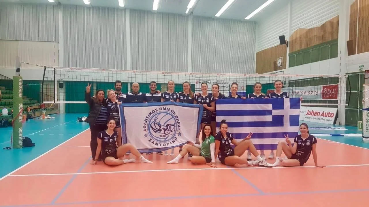 Challenge Cup Γυναικών: Ο ΑΟ Θήρας 3-1 σετ την Πόλκι Κούσαμο στη Φινλανδία!
