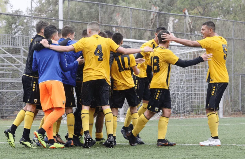 ΑΕΚ Κ17: Ανατροπή και "τεσσάρα" με Λεβαδειακό (4-1)