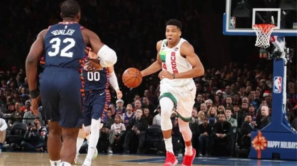 NBA: Χριστουγεννιάτικο Top 10 με Γιάννη και τρομερό Μίτσελ (vid)