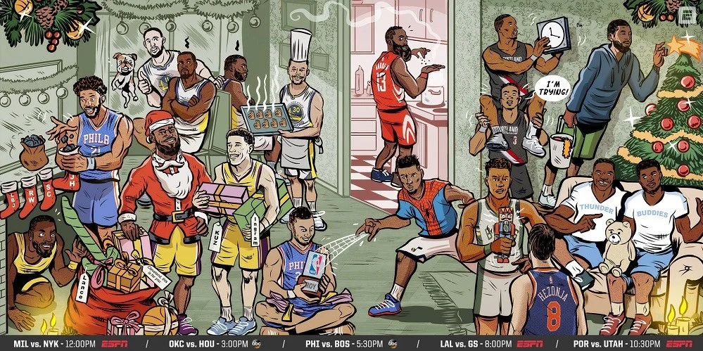 NBA: Χριστουγεννιάτικες σαραντάρες από Χάρντεν και Ίρβινγκ (vids)