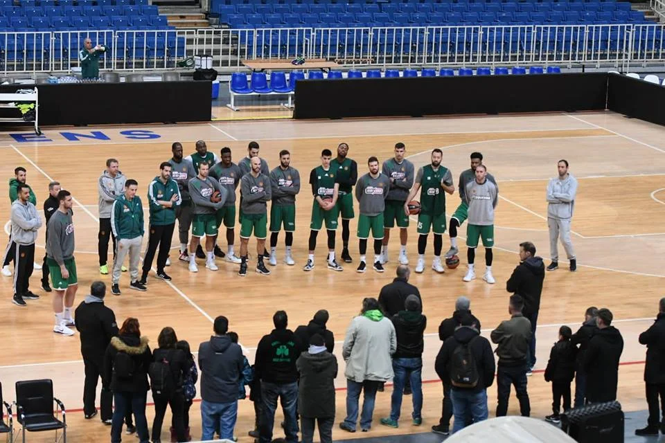 Με κόσμο η προπόνηση του Παναθηναϊκού