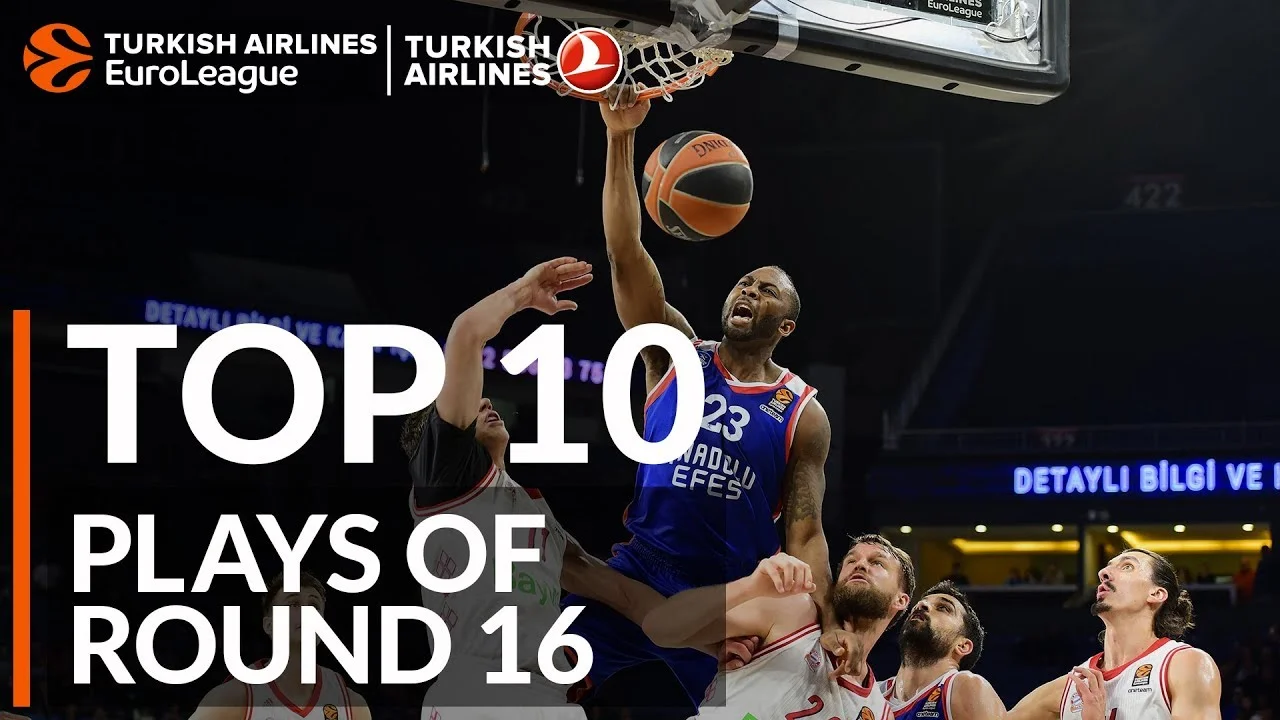 Euroleague: Ένα Top-10 γεμάτο καρφώματα (vid)