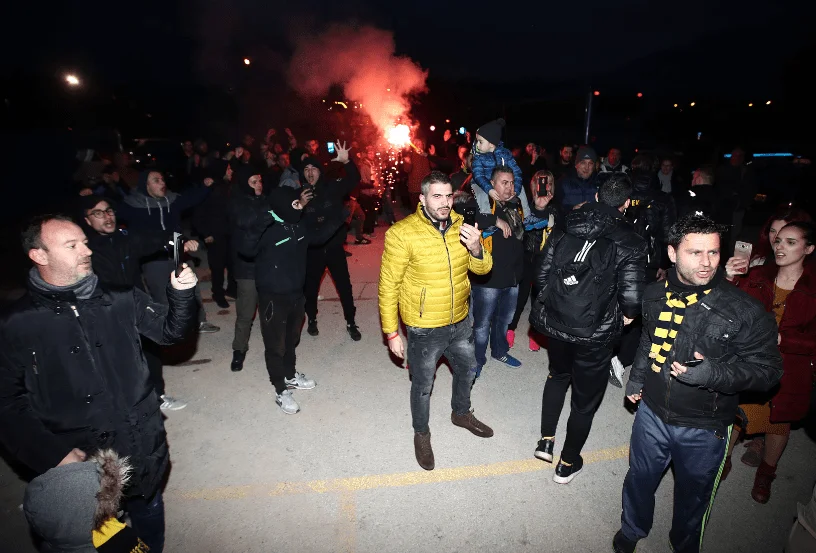 ΑΕΚ: Έφτασαν στα Γιάννενα οι «κιτρινόμαυροι» (pics)