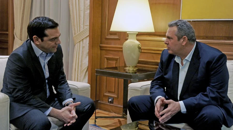 Σκηνοθετημένο το «διαζύγιο» Τσίπρα-Καμμένου, λέει η Νέα Δημοκρατία