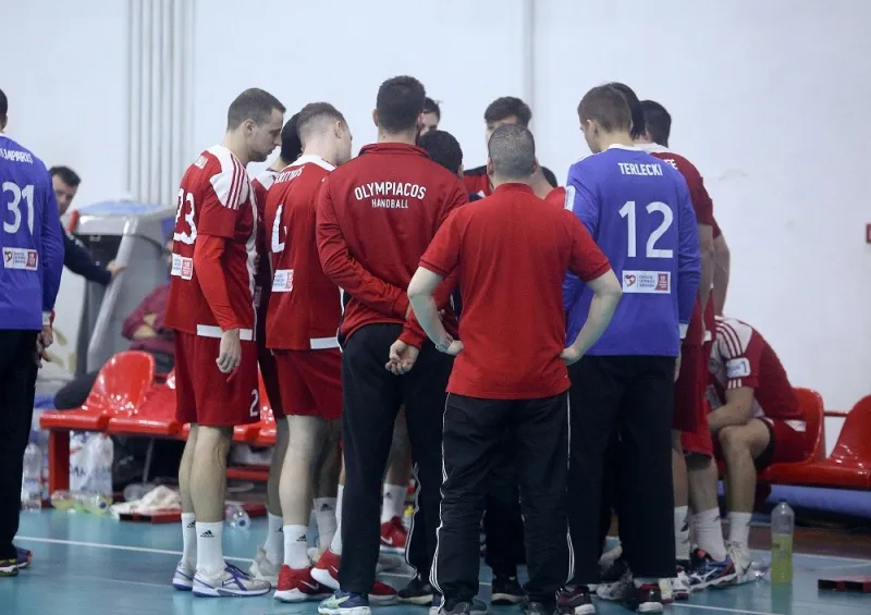 Handball Premier: Άνετα ο Ολυμπιακός, με το μυαλό στον ΠΑΟΚ